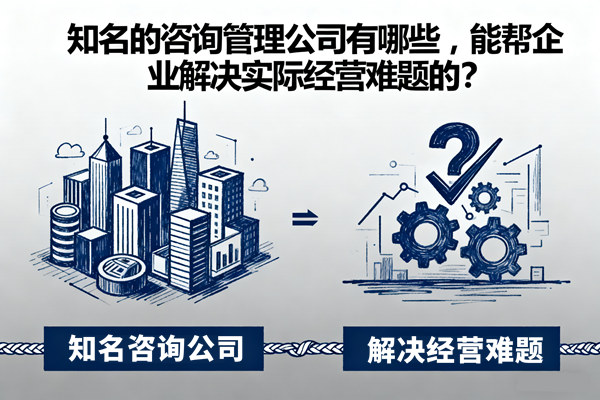 知名的咨詢管理公司有哪些，能幫企業(yè)解決實(shí)際經(jīng)營難題的？