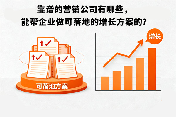 靠譜的營(yíng)銷公司有哪些，能幫企業(yè)做可落地的增長(zhǎng)方案的？